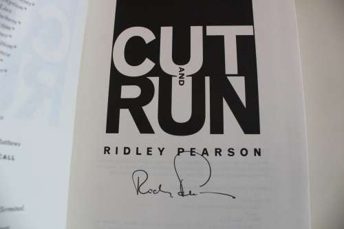 SIGNED:  Cut and Run - Ridley Pearson