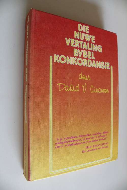 Die Nuwe Vertaling Bybel Konkordansie - Cinamon