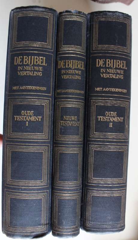 De Bijbel in Nieuwe vertaling met aantekeningen - 3 dele