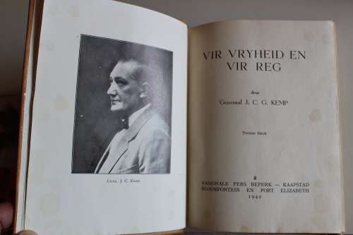 Vir Vryheid en Reg - Generaal Kemp - Anglo-Boereoorlog