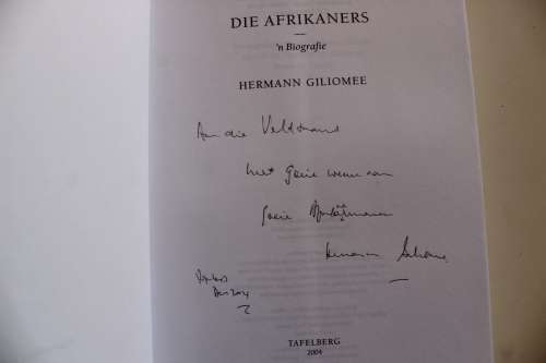 GETEKEN: Die Afrikaners - Biografie - Hermann Giliomee