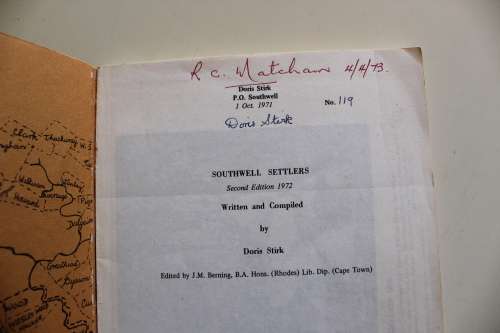 Southwell Settlers (Limited Edition, Signed by Author) | Doris Stirk