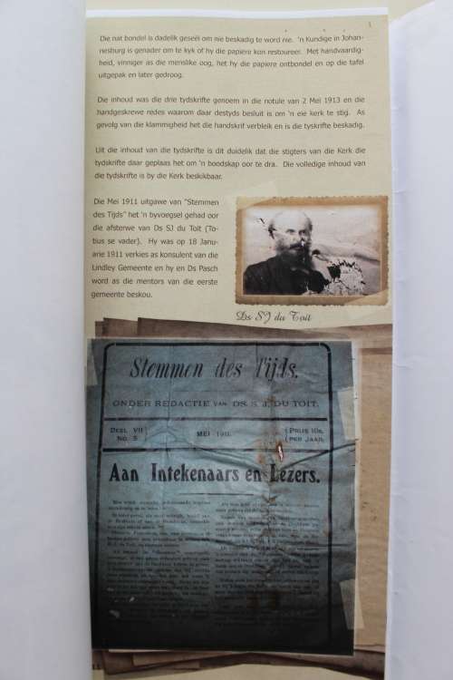 Eeufees Gereformeerde Kerk Lindley 1911-2011