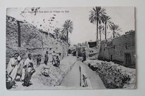 Seguialet Rue dans un Village du Sud post card postcard