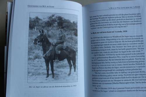 GETEKEN: Gedenkboek van M.J. de Jager (1872-1939) - Boerekryger, staatsartilleris en militer
