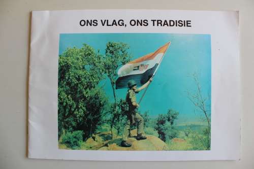 Vierkleur & ou Vlag van Suid-Afrika - South Africa old flag & book - boek