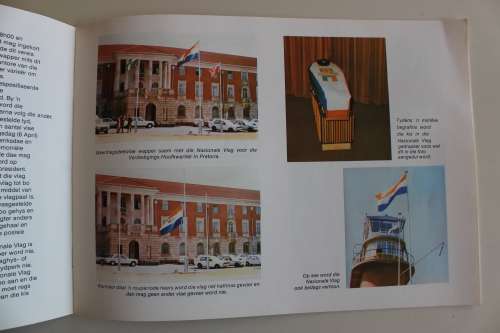 Vierkleur & ou Vlag van Suid-Afrika - South Africa old flag & book - boek