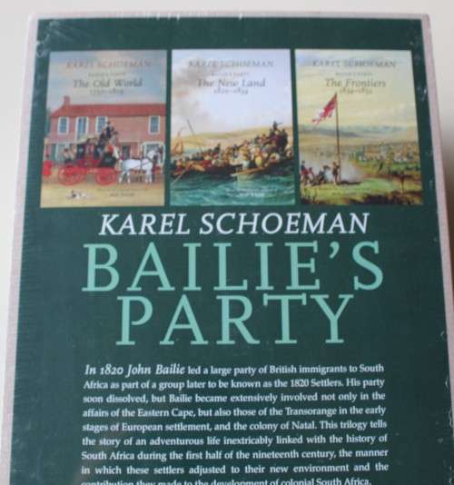 Karel Schoeman - Bailie's Party - Old World, New Land, The Frontiers
