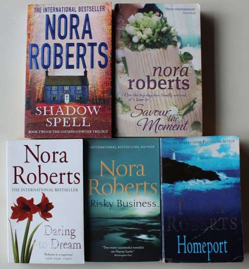 5 x Nora Roberts paperbacks