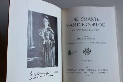 DIE SMARTE VAN DIE OORLOG EN WIE DIT GELY HET-  Emily Hobhouse