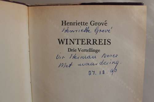 GETEKEN: Winterreis - Henriette Grove