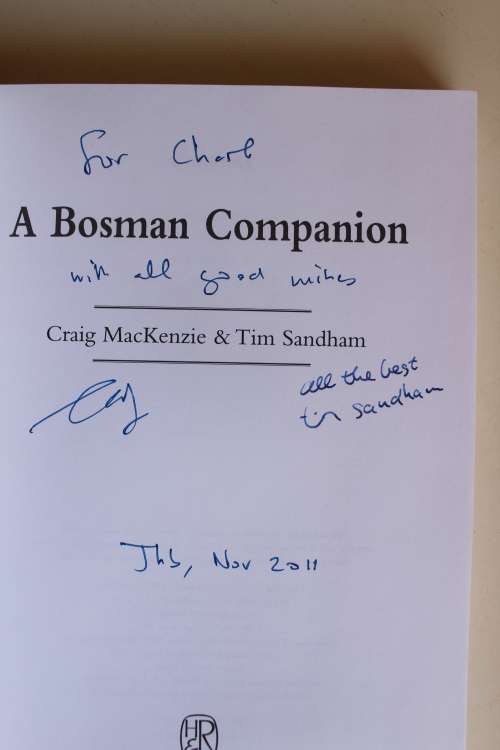 SIGNED: A Bosman Companion from Abjaterskop to Zwingli - Mackenzie & Sandham