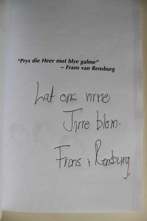 GETEKEN: Die poems ennie songs Tsotsi-evangelie      - Frans van Rensburg
