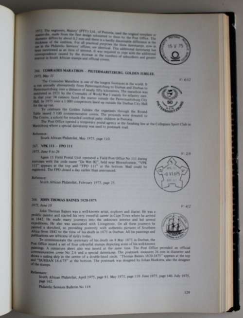 Special & Commemorative postmarks, cachets & covers of South Africa 1892-1975 - Reisener