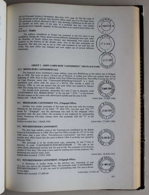 Special & Commemorative postmarks, cachets & covers of South Africa 1892-1975 - Reisener