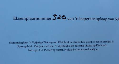 Waaraan ek dink as ek terugdink, visvangherinneringe - Piet Beyers