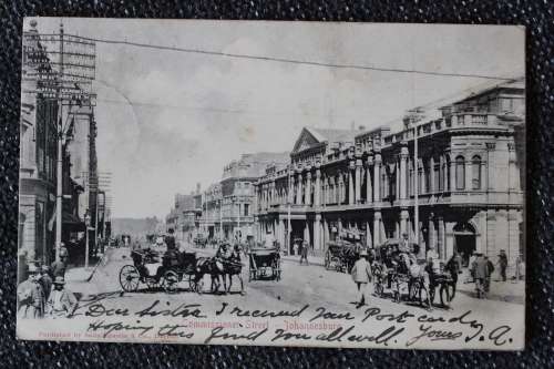 Postcard post card - Commisioner Street Johannesburg
