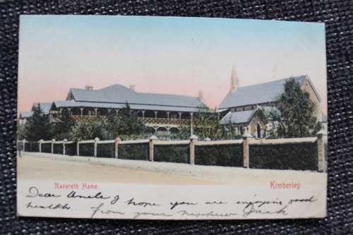 Vintage Postcard post card  - Nazareth House  Kimberley