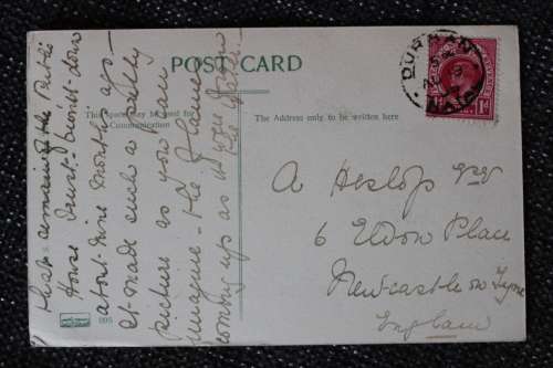 Vintage Postcard post card  - harbour entrance Durban
