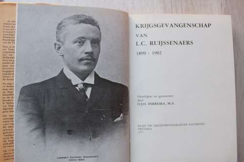 Krijgsgevangenschap van LC Ruijssenaers 1899-1902 deur OJO Ferreira (1977)