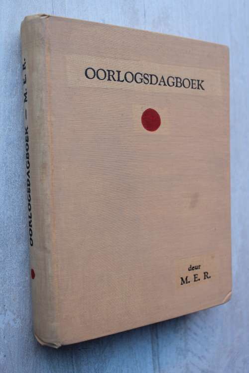 Oorlogsdagboek - M.E.R.  - Met boekplaat van Anna de Villiers