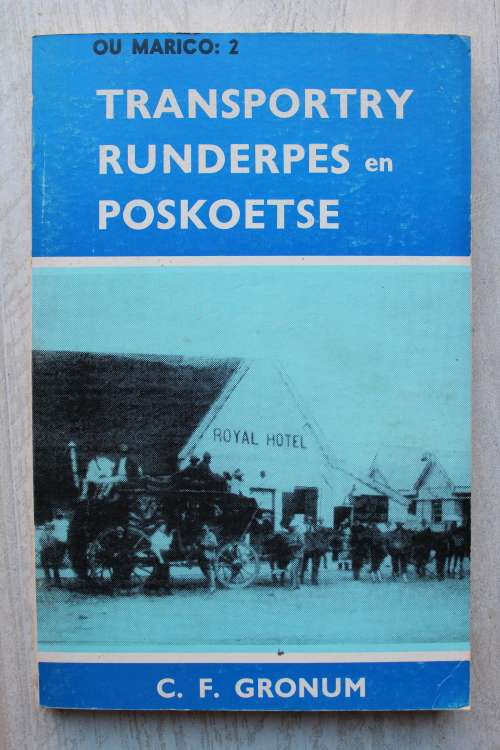 TRANSPORTRY, RUNDERPES EN POSKOETSE - C F GRONUM