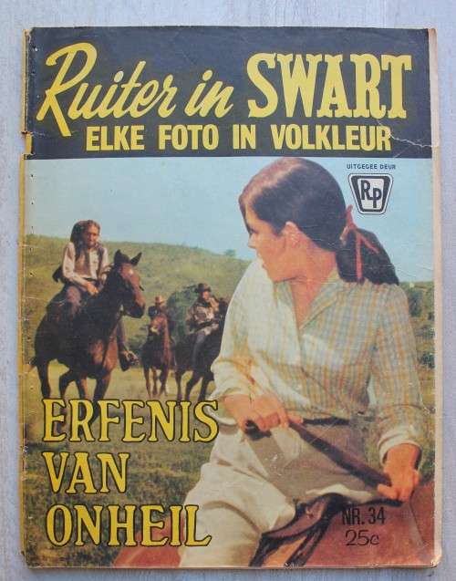 Ruiter in Swart in volkleur - Fotoboek nr 34  - Fotoverhaal - Erfenis van onheil