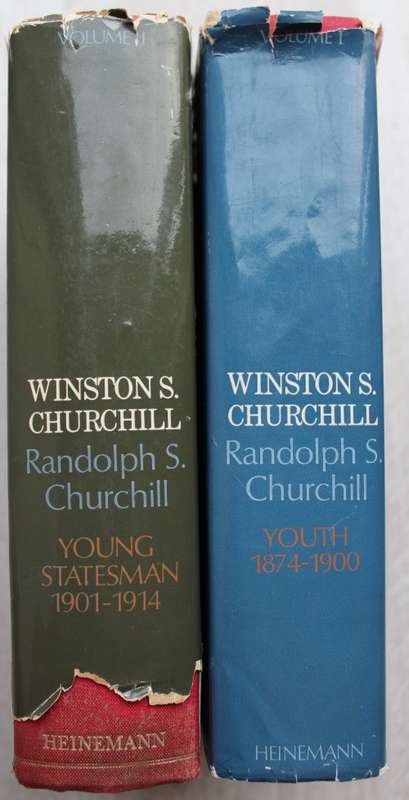 Youth: Winston S. Churchill, Volume 1. 1874-1900 & Volume 2 - Young Statesman 1901 - 1914