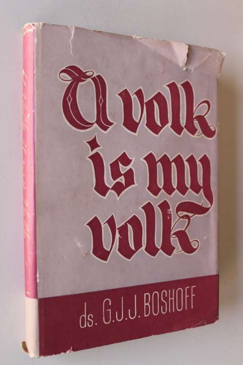 U volk is my volk - Ds. G.J.J. Boshoff