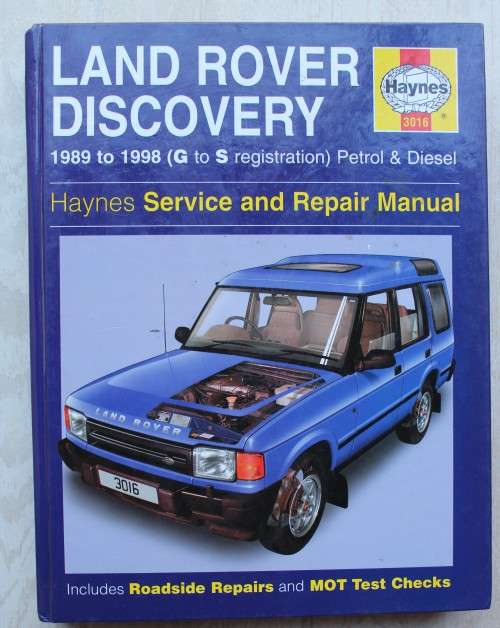 HAYNES LAND ROVER DISCOVERY 1989 - 1998 DIESEL & Petrol SERVICE AND REPAIR MANUAL