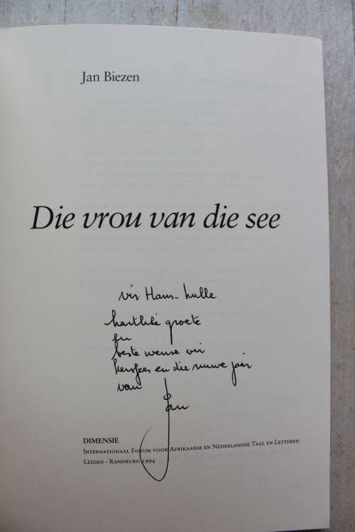 GETEKEN: Die vrou van die see - Jan Biezen
