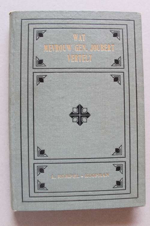 Wat Mevrouw Generaal Joubert Vertelt. - Rompel-Koopman