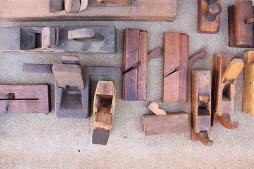 35 x Planer items  - Skaaf / skawe  - Vintage antique collection
