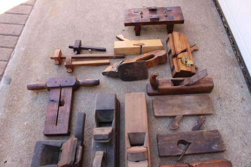 35 x Planer items  - Skaaf / skawe  - Vintage antique collection