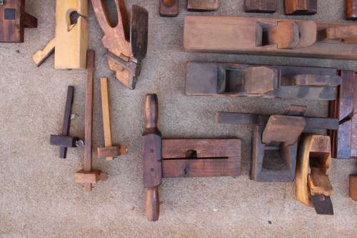 35 x Planer items  - Skaaf / skawe  - Vintage antique collection