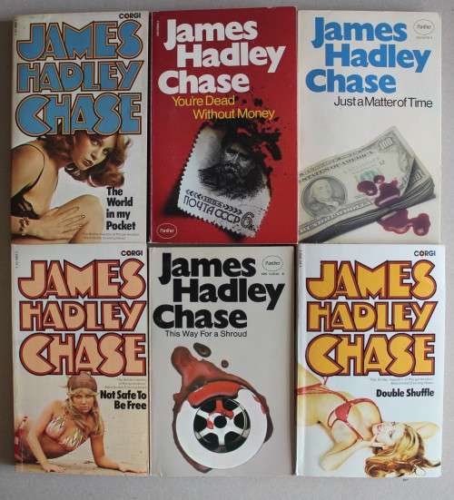 22 x James Hadley Chase paperbacks in very good condition