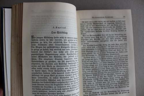 Mein Kampf -  Adolf Hitler. 1936 edition. Two volumes in one book