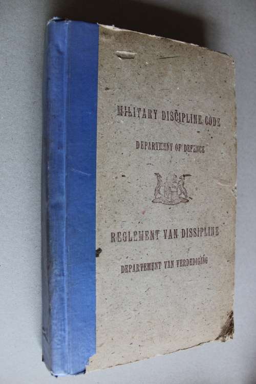 Military Disciple Code  Reglement van Dissiplne - Defence / Verdediging