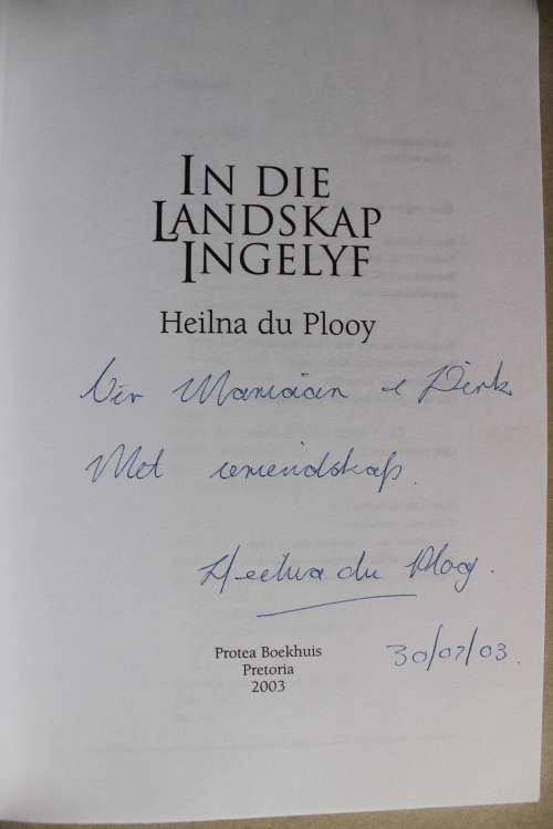 GETEKEN: In die landskap ingelyf - Heilna Du Plooy