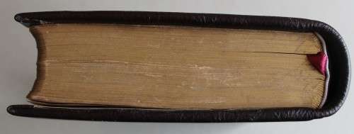 1933 Bybel 1936 druk in vol leer gebind - Mooi toestand
