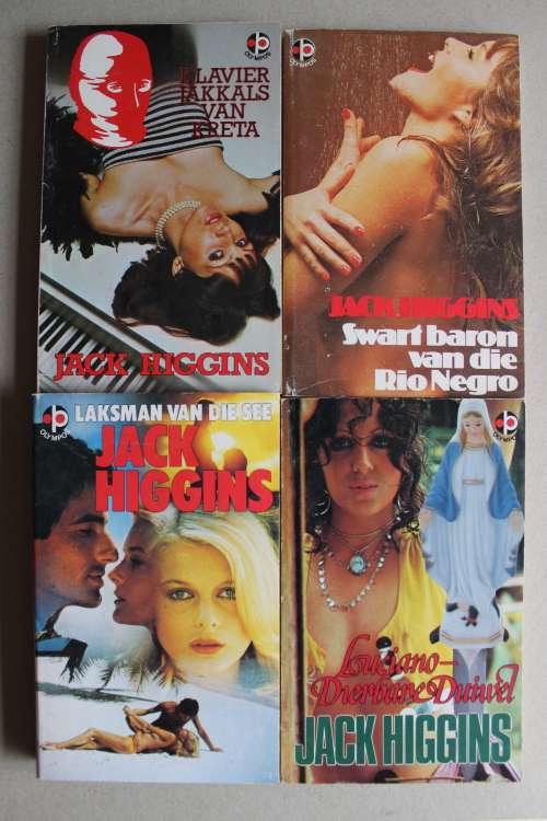 4 x Jack Higgins in Afrikaans vertaal  - sagtebande