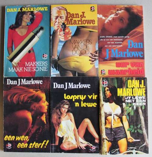 12 x Dan J Marlowe in Afrikaans vertaal  - sagtebande