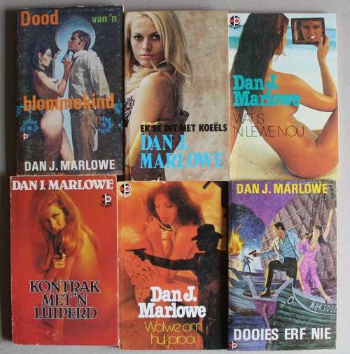 12 x Dan J Marlowe in Afrikaans vertaal  - sagtebande