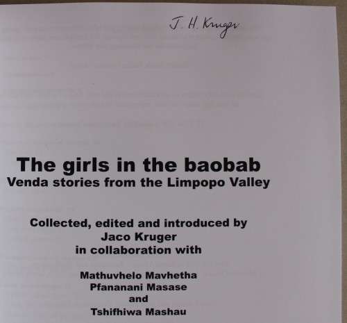 The girls in the Baobab - Venda stories from Limpopo Valley - edited Jaco Kruger