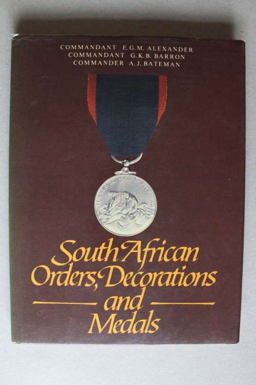 South African Orders, Decorations and Medals  - Alexander & Barron & Bateman