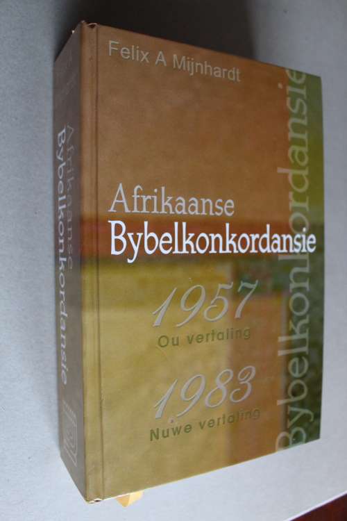 Afrikaanse Bybel Konkordansie Bybelkonkordansie  - Mijnhardt