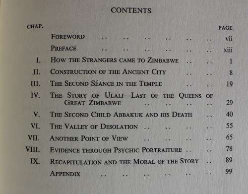 H. Clarkson Fletcher Psychic Episodes of Great Zimbabwe - A True Narrative
