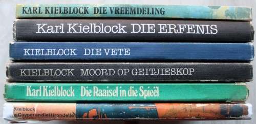 Karl Kielblock x 6 hardebande goed vir lees