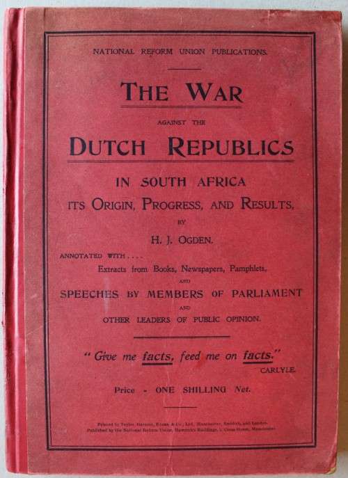 Ogden (H.J.) THE WAR AGAINST THE DUTCH REPUBLICS IN SOUTH AFRICA