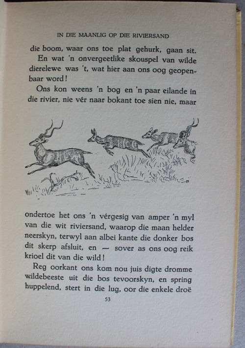 Op die Wal van die Mahalakwena -- Gustav Preller -Illustrasies Bessie Niemeyer